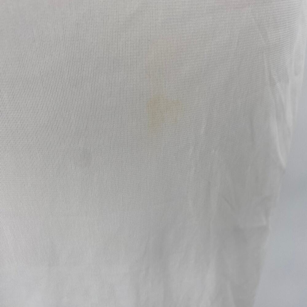 Vintage 60s Lace Trim Slip Lace Bodice Adjustable Strap Nightie Ivory Womens M 8 - Picture 8 of 10